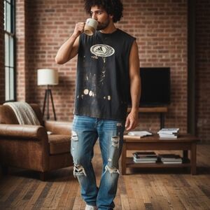 Adidas Basketball, bleached, Sleeveless Tank